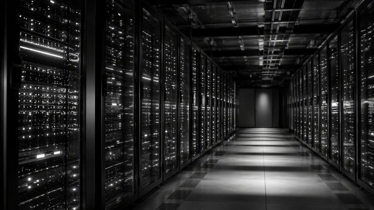 Roke Cloud data centre corridor